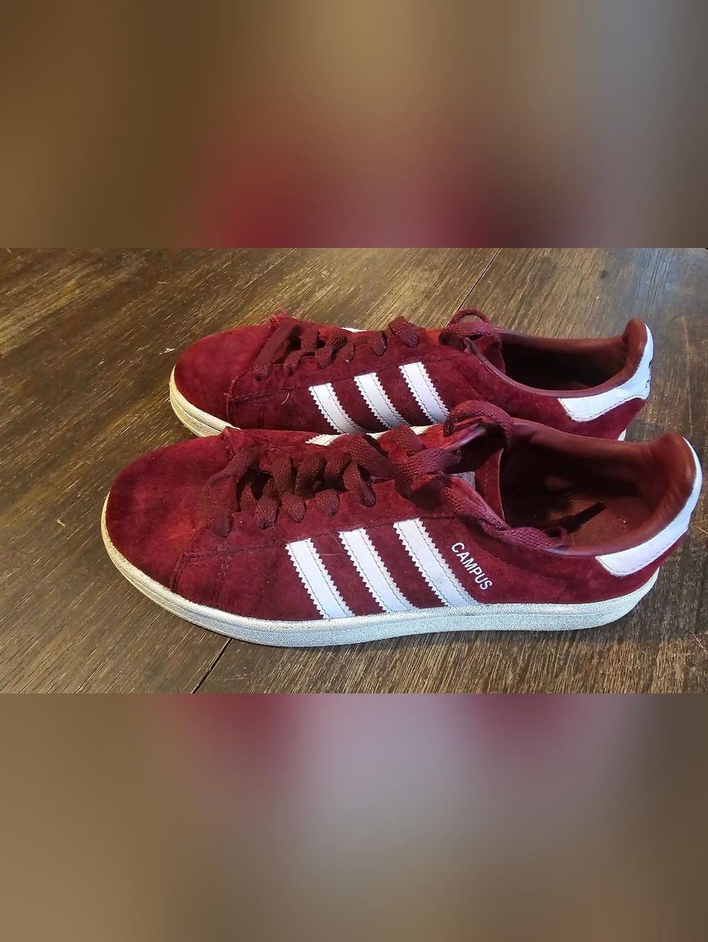 adidas Campus Burgundy Shoes Unisex